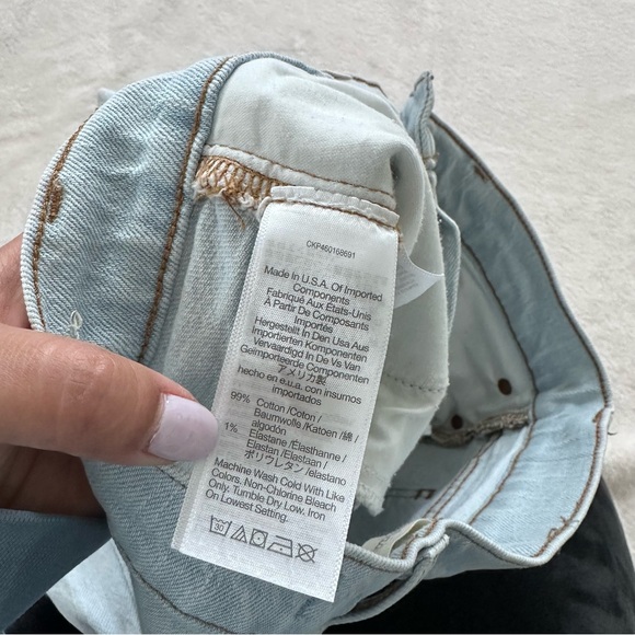 Madewell Petite Balloon Distressed Jeans in Baleberry Wash Size 25 Petite - Picture 11 of 12